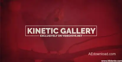 Kinetic Gallery Video Displays template preview