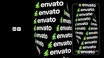 Kinetic Logos 05 Logo Stings template preview