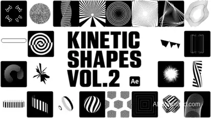 Kinetic Shapes 2 Elements template preview