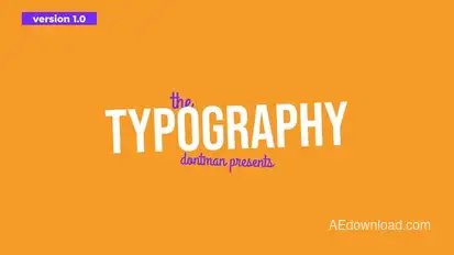 Kinetic Text Transitions 1.0 | AE Titles template preview