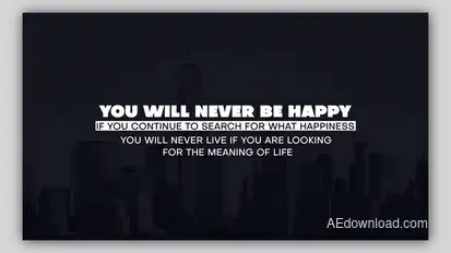 Kinetic Titles Titles template preview