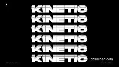 Kinetic Titles 5.0 | After Effects Titles template preview