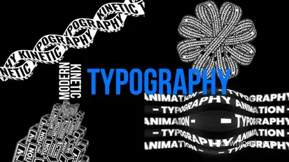 Kinetic Typography Titles template preview