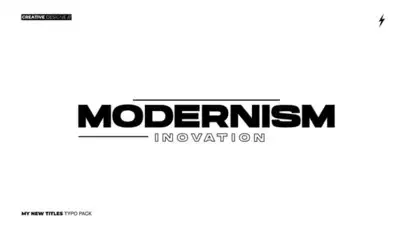 Kinetic Typography / AE Titles template preview