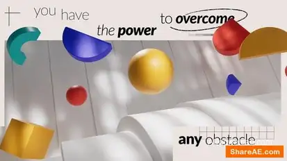 Kinetic Typography Figures Openers template preview