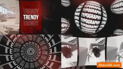 Kinetic Typography Intro V2 | AE Openers template preview