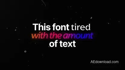 Kinetic Typography Kit Titles template preview