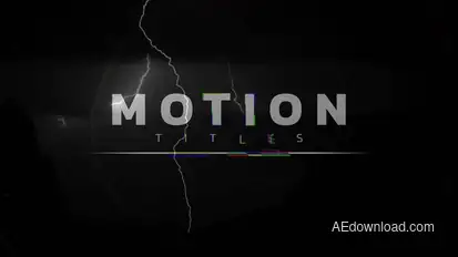 Kinetic Typography RGB / AE Titles template preview