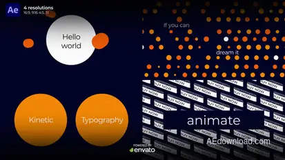 Kinetic Typography story Product Promo template preview