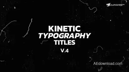 Kinetic Typography Titles / AE Titles template preview