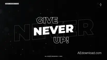 Kinetic Typography Titles / AE Titles template preview