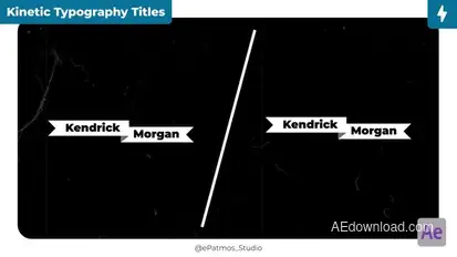 Kinetic Typography Titles | After Effects Project Titles template preview