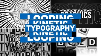 Kinetic Typography V3 | Looping Titles template preview