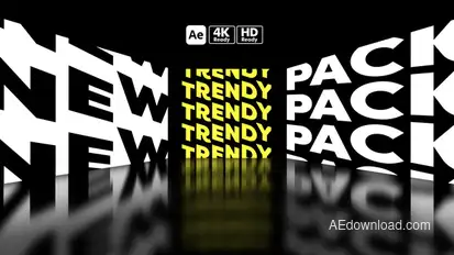 Kinetic Walls Pack 2 Titles template preview