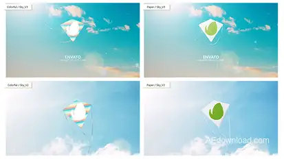 Kite Logo Logo Stings template preview