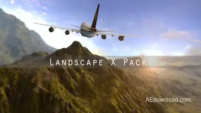 Landscape X Pack Elements template preview