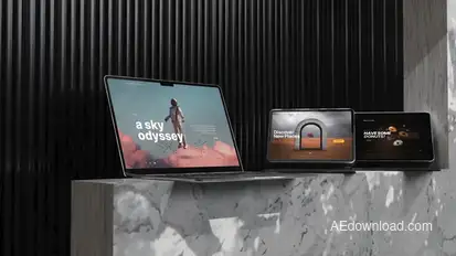 Laptop & Tablet Mockup Product Promo template preview