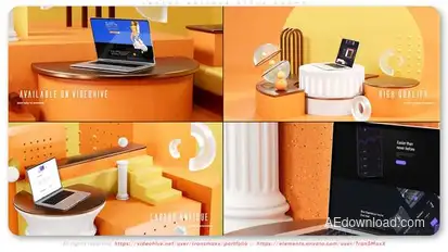 Laptop Antique Style Promo Product Promo template preview