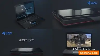 Laptop Gaming Opener Openers template preview