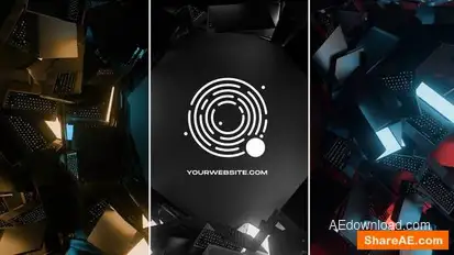 Laptop Logo Reveal Logo Stings template preview