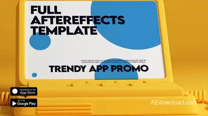 Laptop Mockup Logo Stings template preview