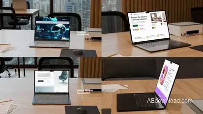 Laptop Mockup Product Promo template preview