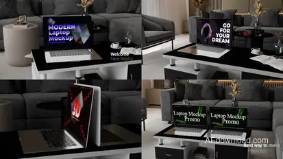 Laptop Mockup Promo Product Promo template preview