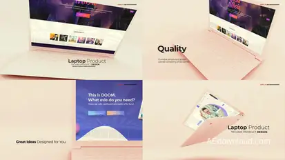 Laptop Mockup Promo Product Promo template preview