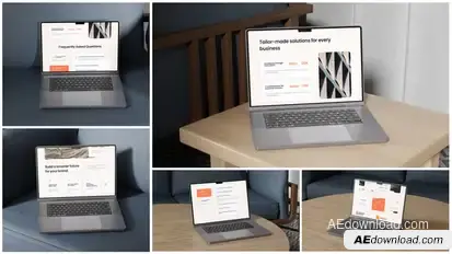 Laptop Presentation Mockup Product Promo template preview