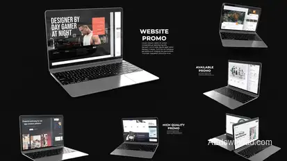 Laptop Website Promo Product Promo template preview