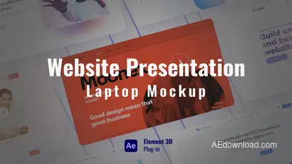 Laptop Website Promo Product Promo template preview