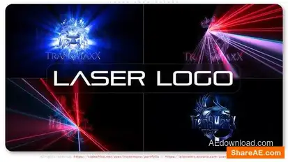 Laser Logo Reveal Logo Stings template preview
