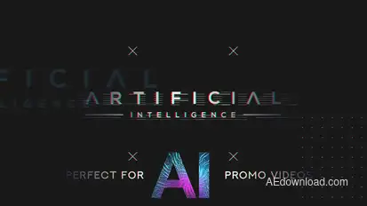 Launch Glitch Reveal Logo Stings template preview