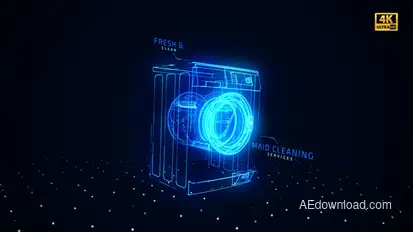 Laundry and Dry Cleaning Product Promo template preview