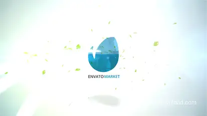 Leaf Logo Reveal Logo Stings template preview