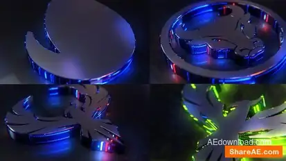 Led Logo Reveal Logo Stings template preview