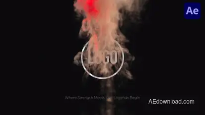 Legend Of The Burning Sword Logo Stings template preview