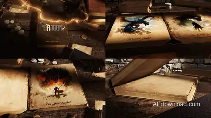 Legendary Book Unveil Openers template preview