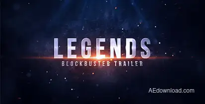 Legends Blockbuster Trailer Openers template preview