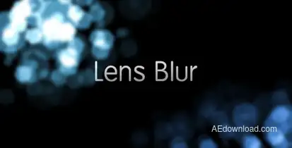 Lens Blur Intro Openers template preview