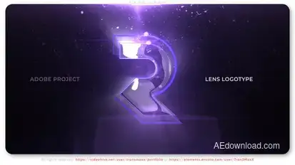 Lens Logo Logo Stings template preview