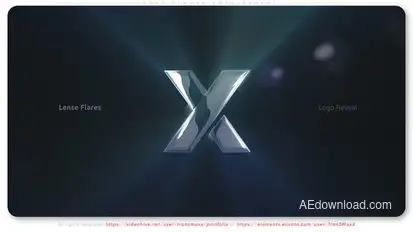 Lense Flares Logo Reveal Logo Stings template preview