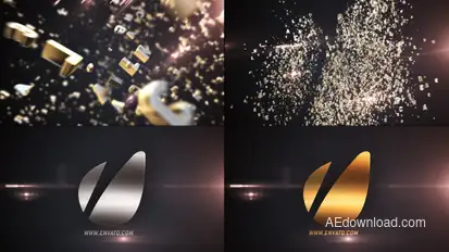 Letters Logo Text Reveal Logo Stings template preview