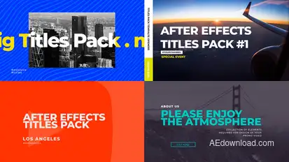 Lifestyle Titles Pack Titles template preview