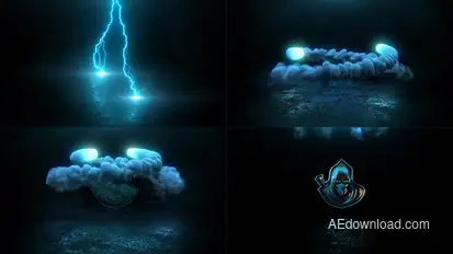 Light And Smoke Logo Reveal Logo Stings template preview