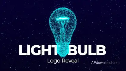 Light Bulb Idea Logo Reveal Logo Stings template preview
