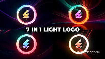 Light Circle Logo Reveal Logo Stings template preview