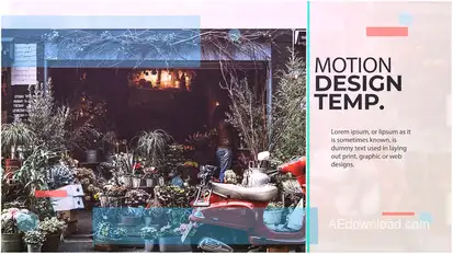 Light Corporate Slideshow Video Displays template preview