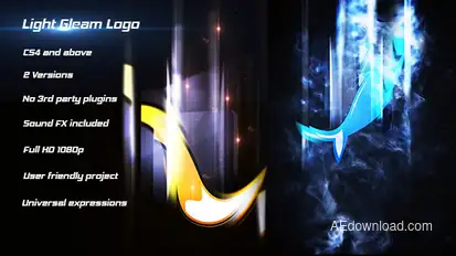Light Gleam Logo Logo Stings template preview