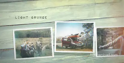 Light Grunge Video Displays template preview